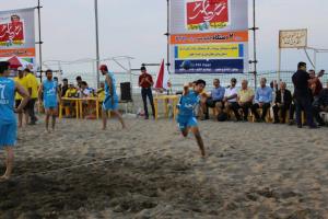 مسابقات هندبال ساحلی جوانان کشور در انزلی
